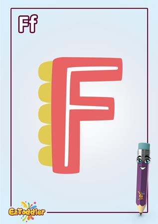 אותיות באנגלית - האות F