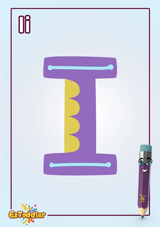 אותיות באנגלית - האות I