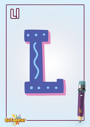 אותיות באנגלית - האות L