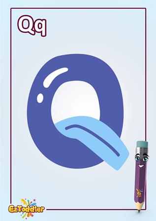 אותיות באנגלית - האות Q